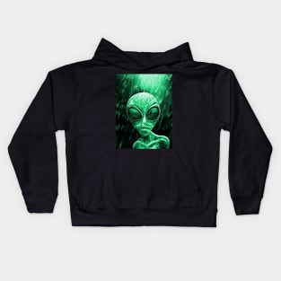 Planet X Aliens Sci-Fi NFT Collection Kids Hoodie